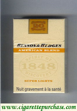 Benson Hedges American Blend Super Lights cigarettes France